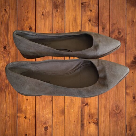 Treasure & Bond KYLEE Women's Size 8M Tan Suede Flats Slip On Shoes Neutral - Picture 4 of 7